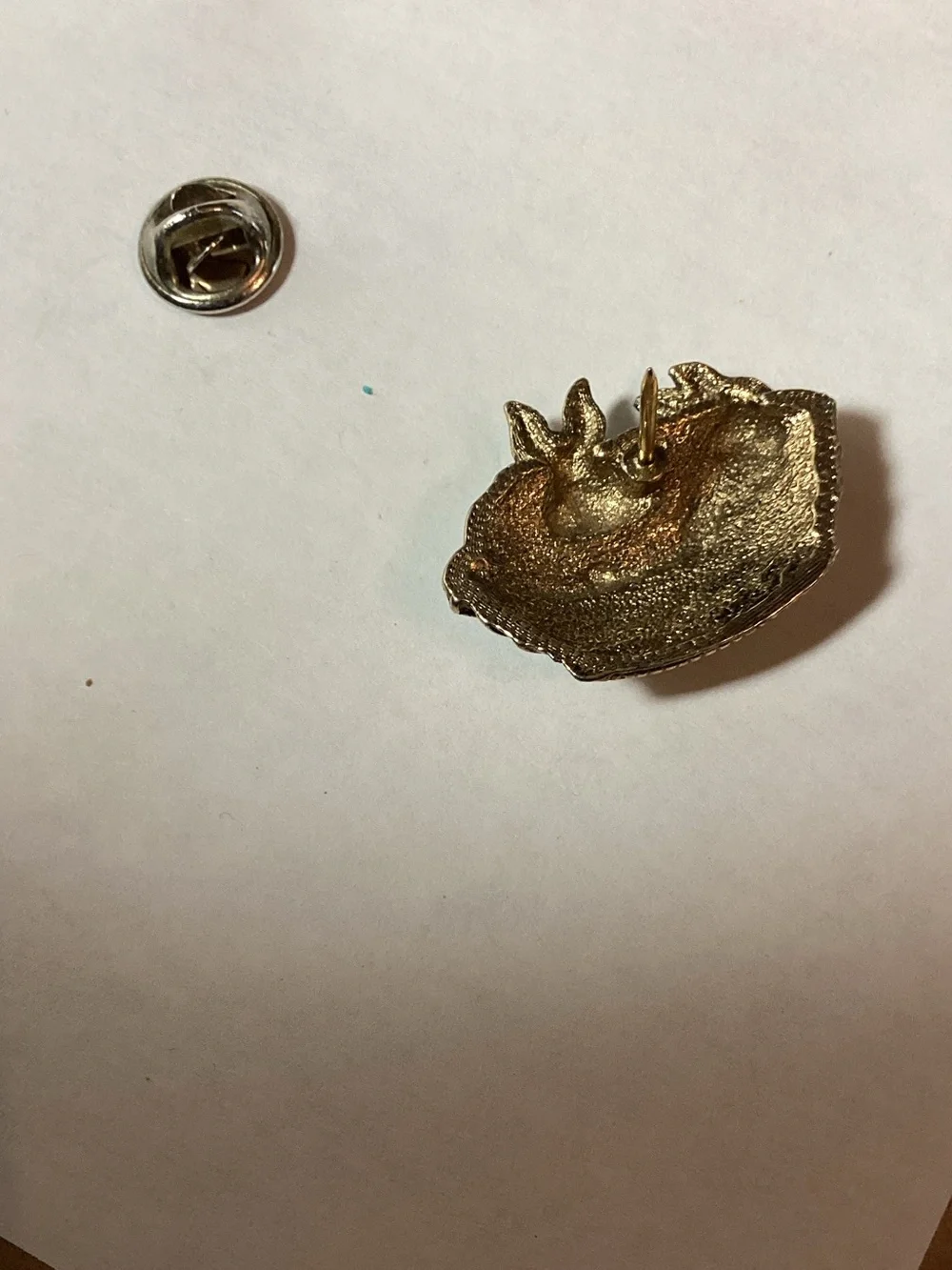 Gold Bunny Basket Brooch Pin - Women Accessories